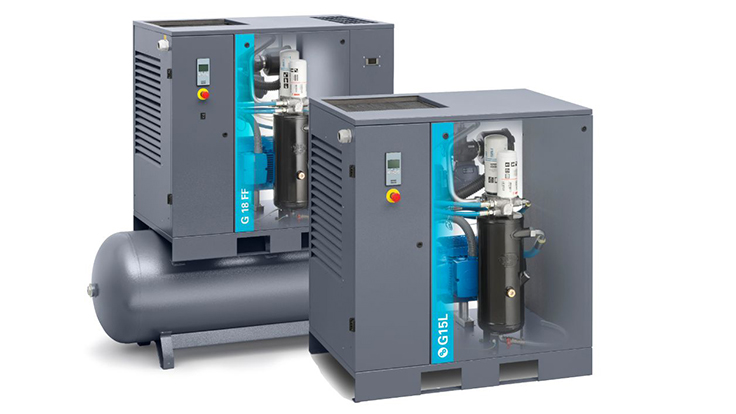 Hydraulický pístový kompresor řady Atlas Copco G