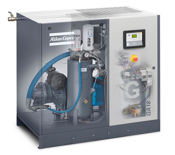 Kompresory řady Atlas Copco GA