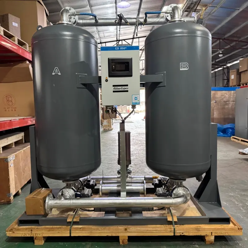 Vysoušeč vzduchu Atlas Copco CD850+ s adsorpcí vzduchu Originální vysoušeč vzduchu Atlas Copco