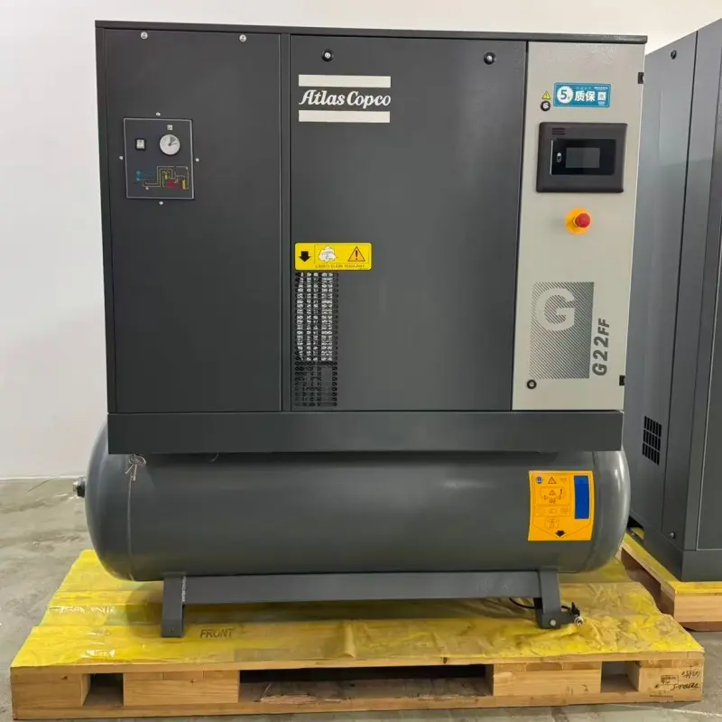 Atlas Copco G22FF 22kW 30HP rotační šroubový vzduchový kompresor se vstřikováním oleje pro průmyslovou výrobu