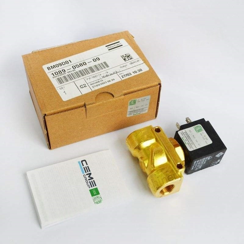 Atlas Copco Inverter Solenoid Valve GA37VSD kovový model 1089058009 pro průmyslové kompresory