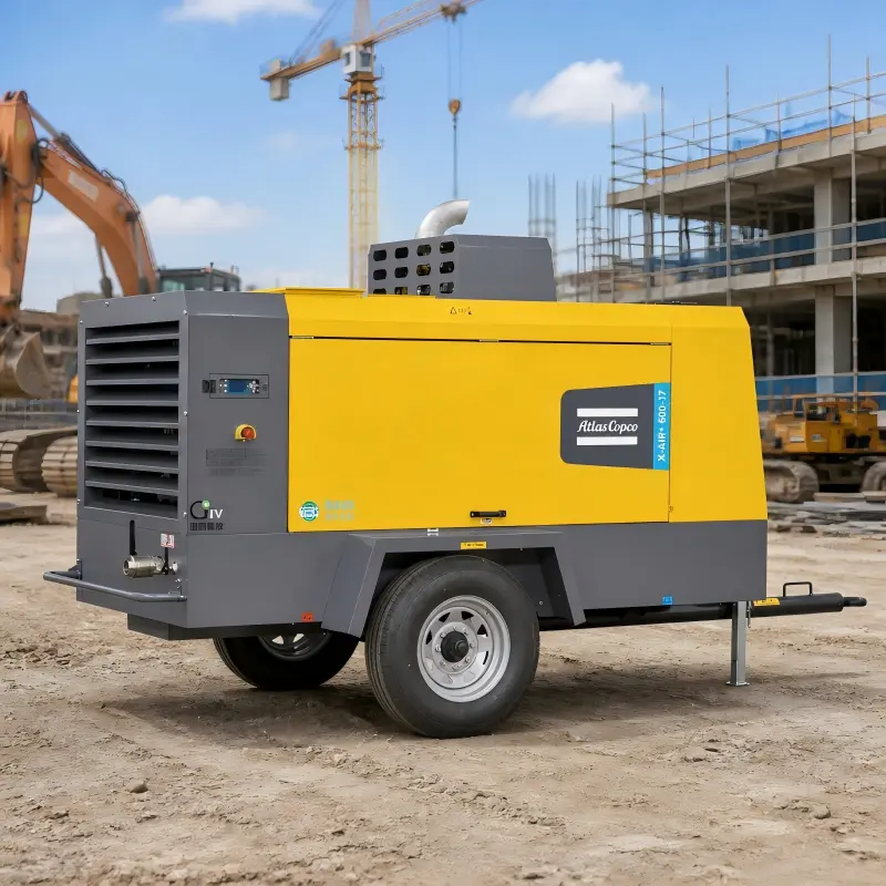 Přenosný dieselový kompresor Atlas Copco X-Air+600-17 154kW originál