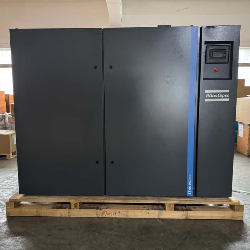 Atlas Copco ZT55 VSD FF | Bezolejový vzduchový kompresor 55 kW pro farmaceutický potravinářský průmysl třídy 0